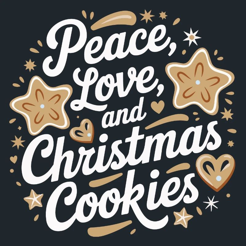 Paix, amour et biscuits de Noël