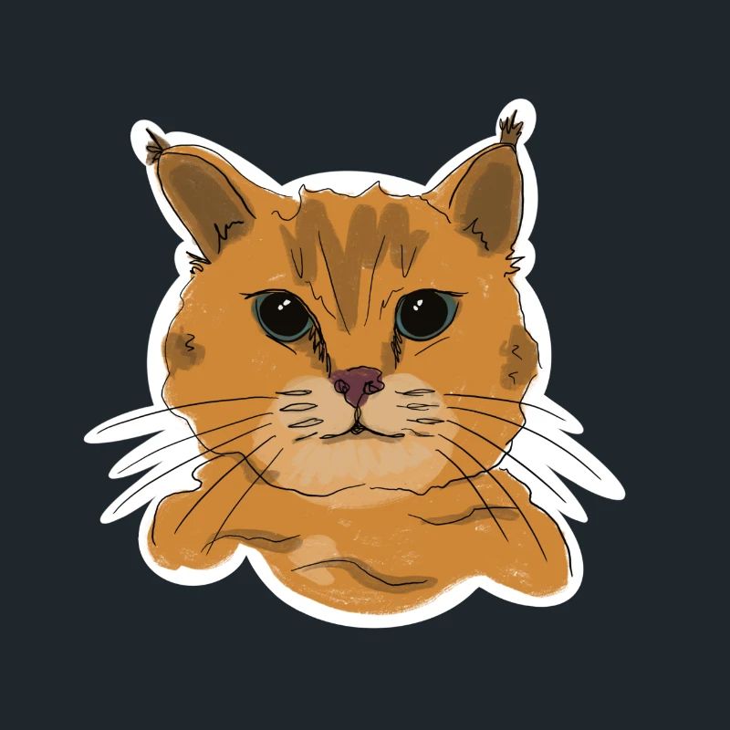 Illustration einer Katze „Schnurr“