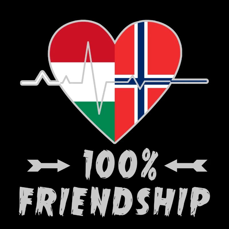 Ungarn und Norwegen 100% Freundschaft