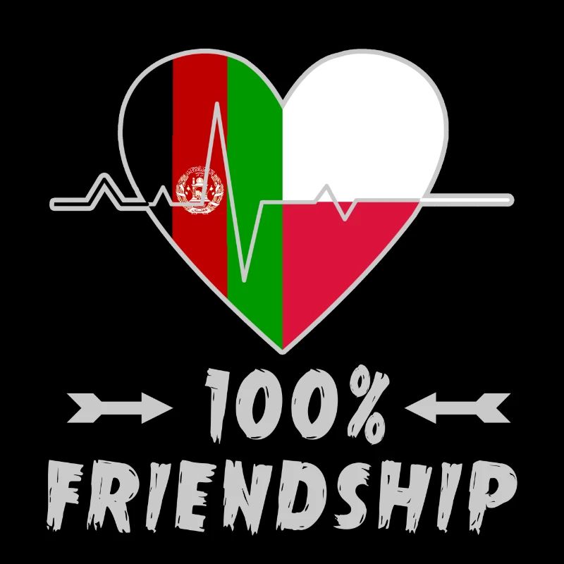 Afghanistan und Polen 100% Freundschaft