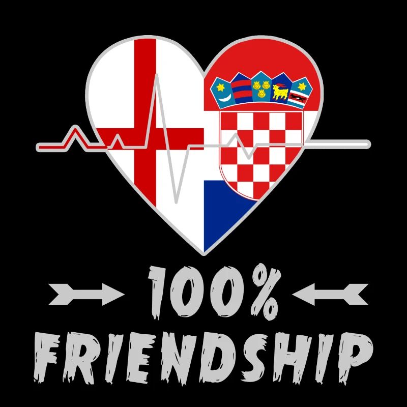 L'Angleterre et la Croatie : amitié à 100 %
