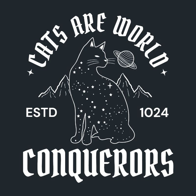 Les chats sont des conquérants du monde – Galactic Cat
