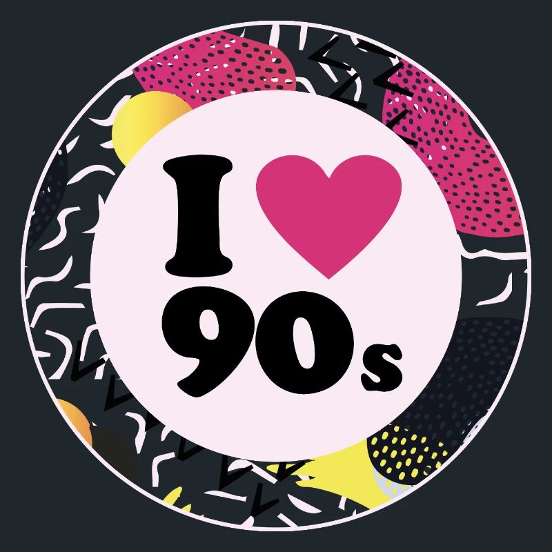 I ♥ 90s – Design rétro nostalgique