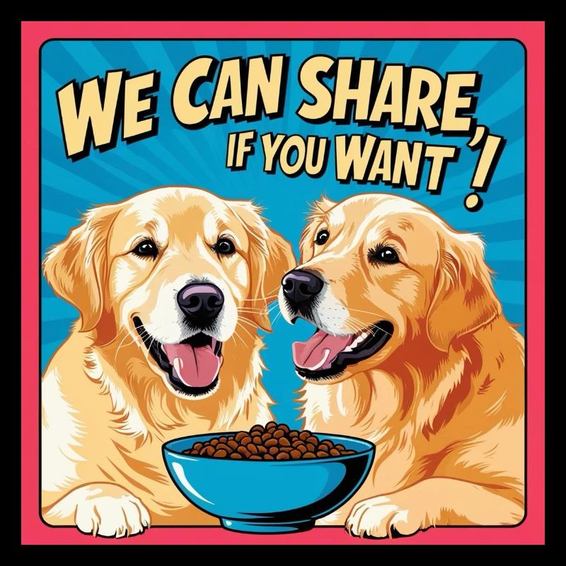 Comic Dogs - We Can Share If You Want