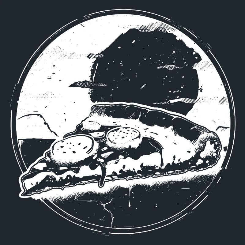 Pizza Piece Drawing