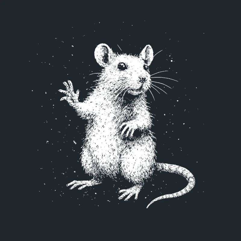 Rat coquin avec du style