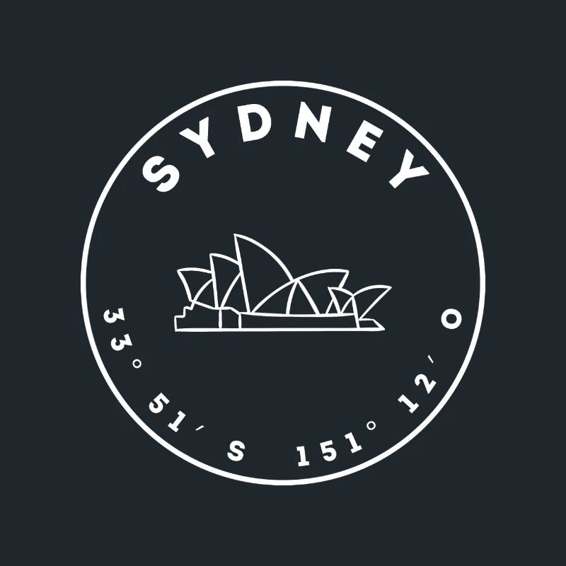 Sydney with Opera and Coordinates