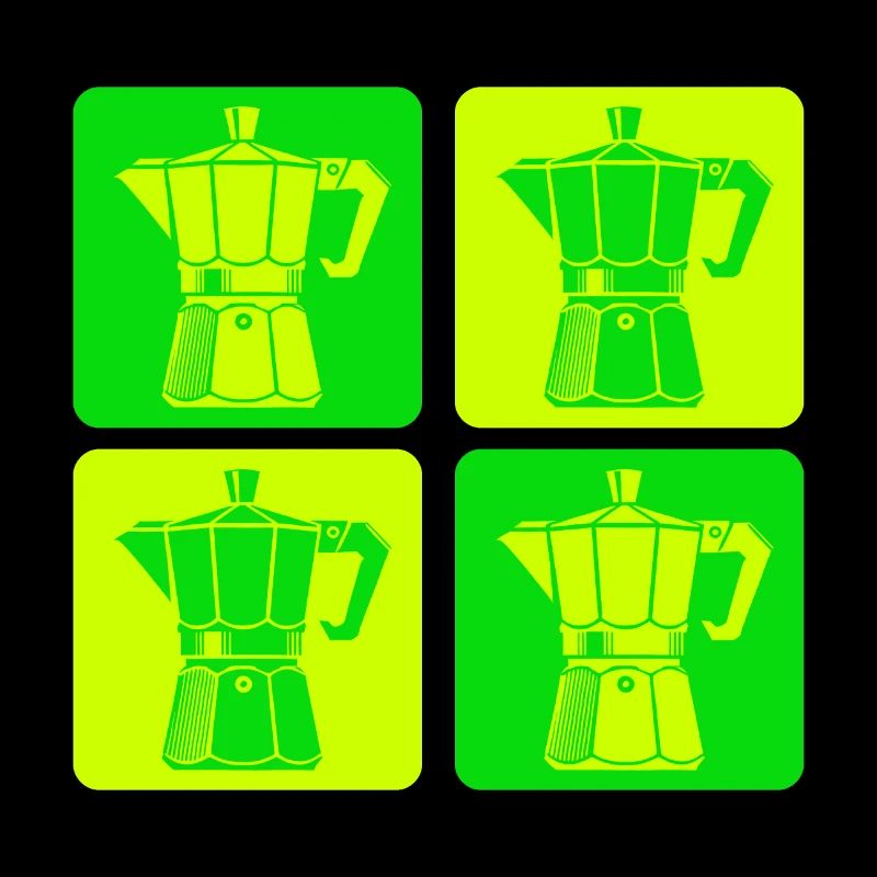 Retro Espressokocher Pop Art