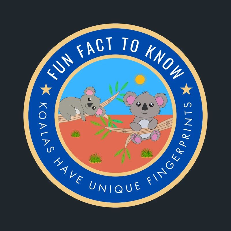 Koalas have unique fingerprints