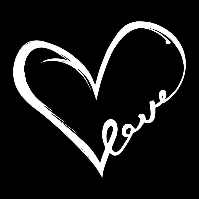 Love Heart (White)