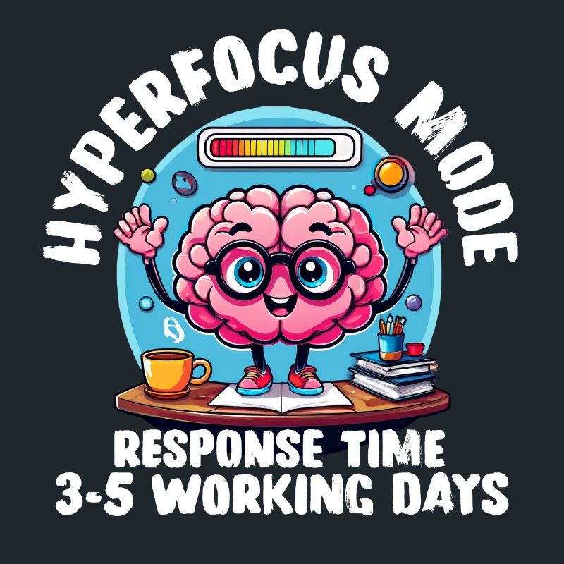 Hyperfocus Loading – Funny Neurodivergent T-Shirt