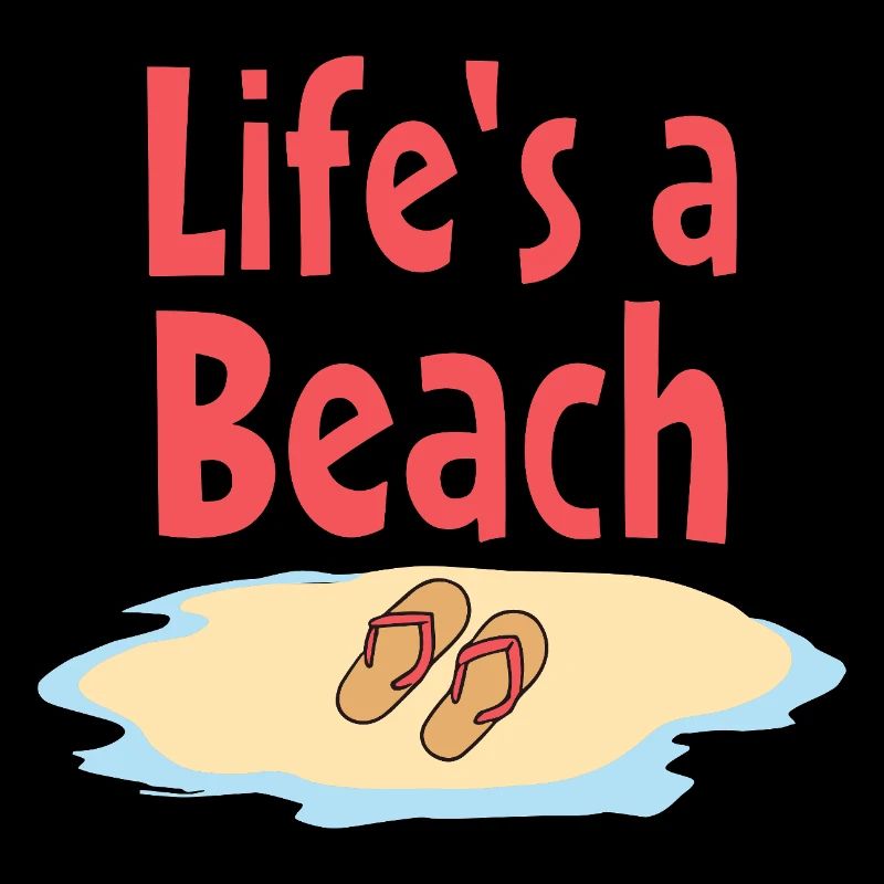 La vie est une tong de plage