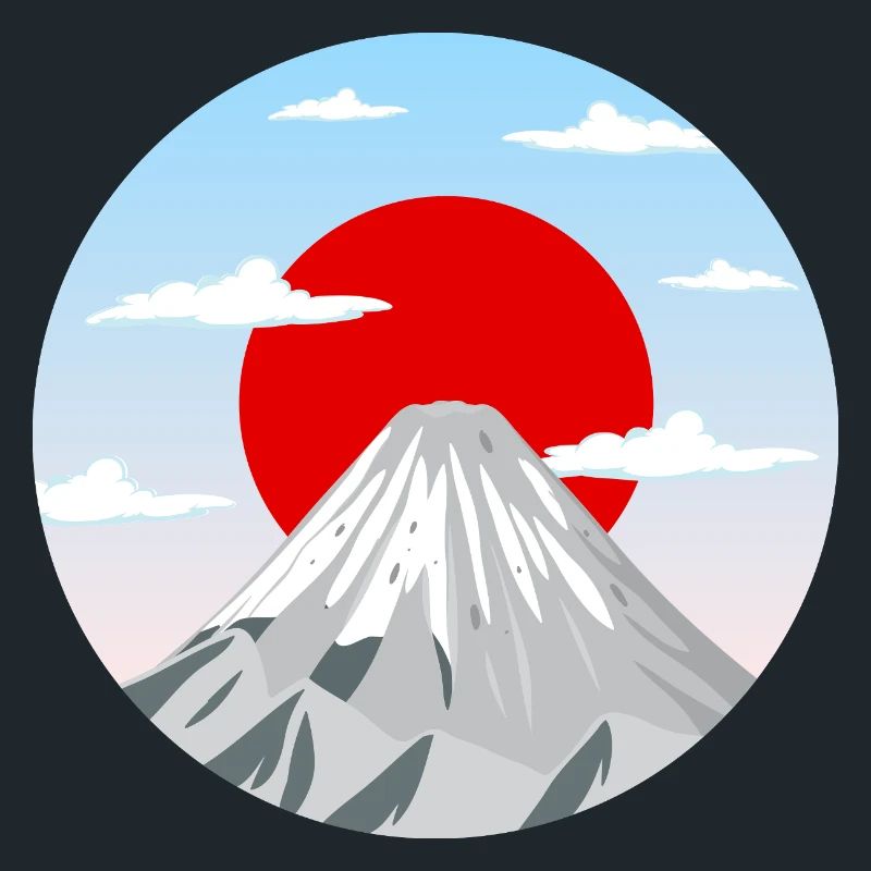 Mount Fuji Art Graphic