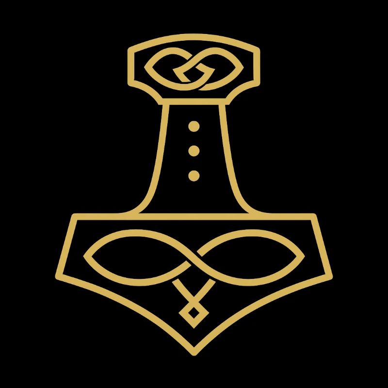 Marteau de Thor Mjölnir – Noble symbole nordique