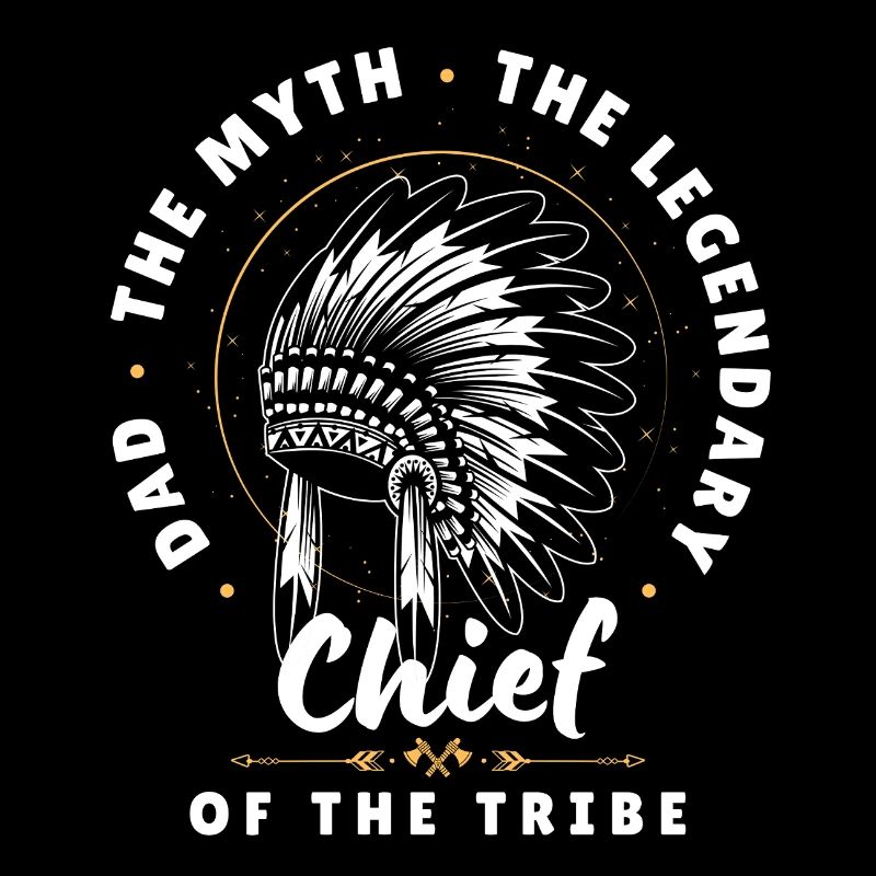 Conception de la coiffe du père chef de la tribu