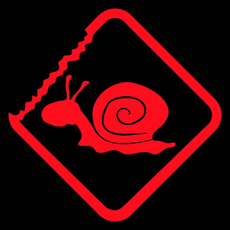 Escargot Avertissement Attention Signe de danger