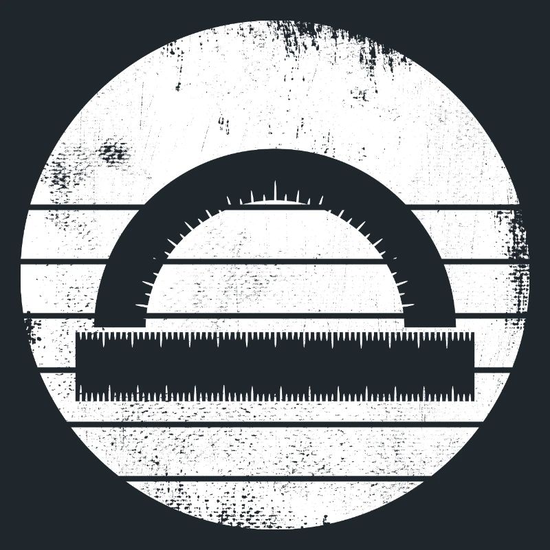 Semi-circular protractor