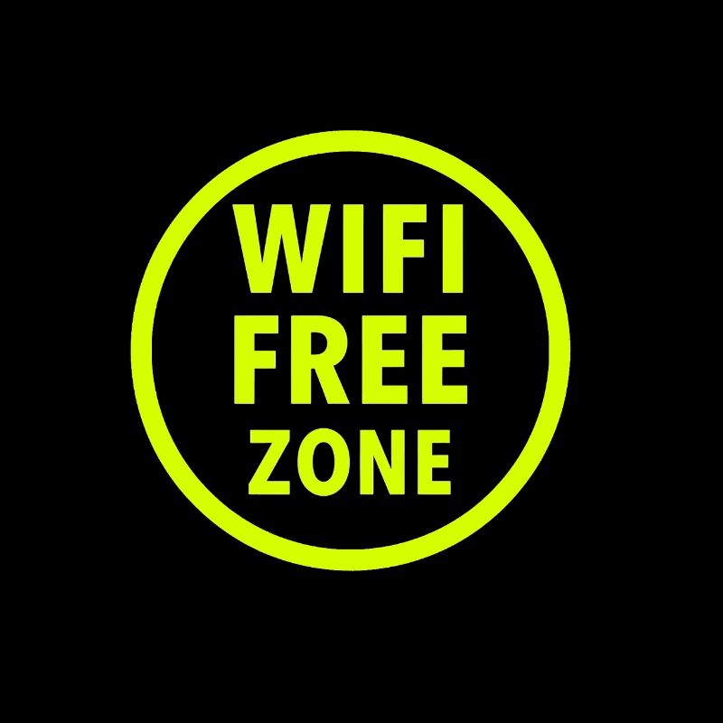 Zone sans Wi-Fi Neon Circle