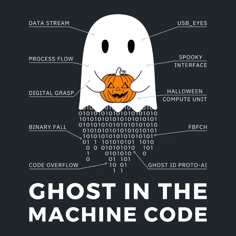 Codeur drôle, programmeur Halloween T-Shirt