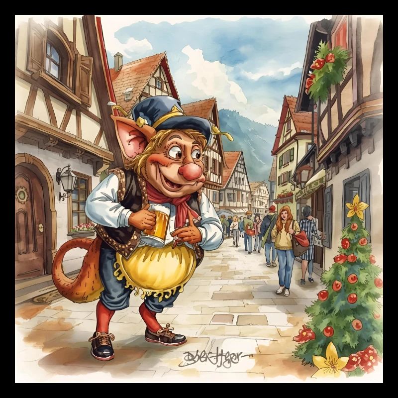 Gobelin au marché de Noël