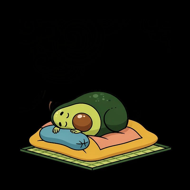 Schlavocado Avocado Sleep Pyjama Geschenk Lustig