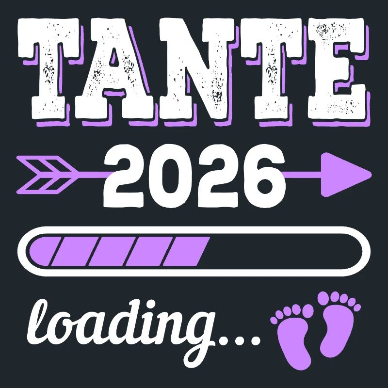 Tante 2026 Loading Schwangerschaft Geschenkidee