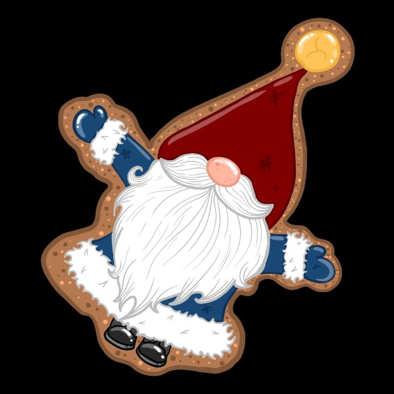 KeksSanta im Lebkuchenrahmen