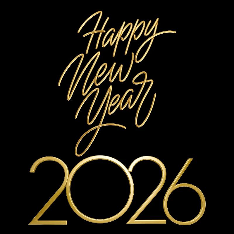 Elegantes Happy New Year 2026 Design