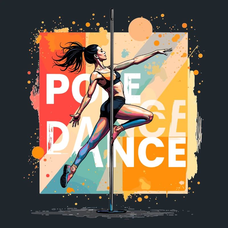 Pole Dance Poledancerin edel akrobatisch Geschenk