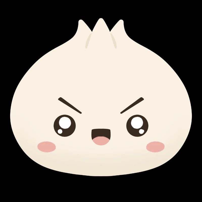 Mascotte mignonne de Grumpy Dumpling