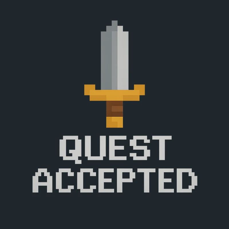 Quest akzeptiertes Pixelschwert