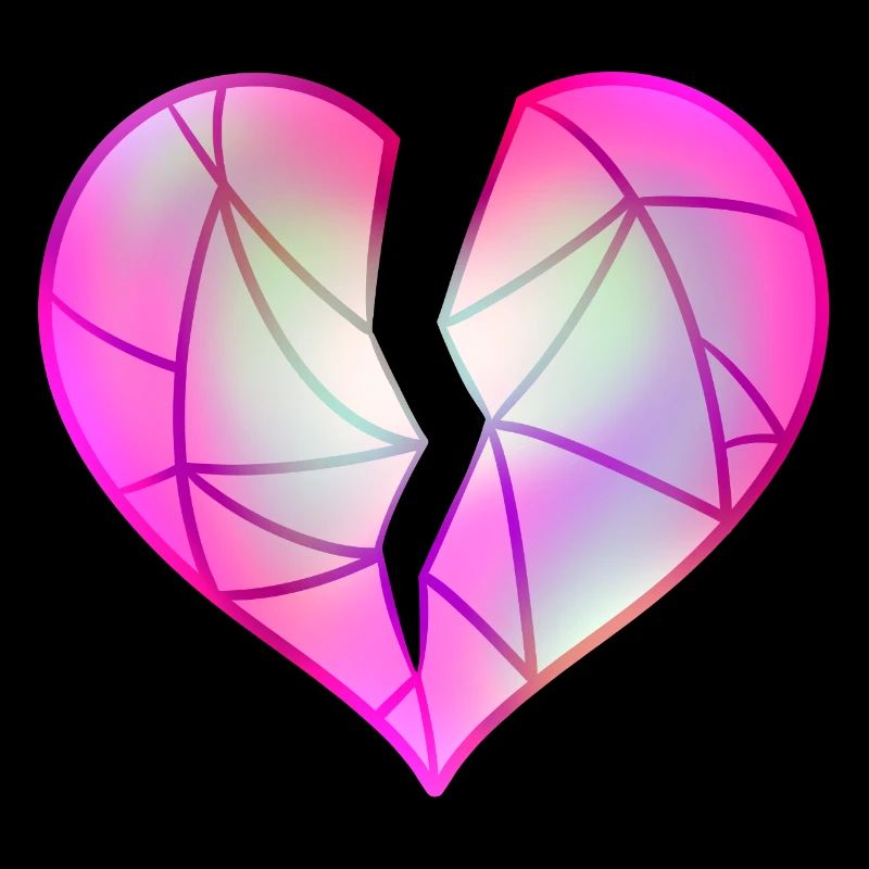 Broken Pink Heart