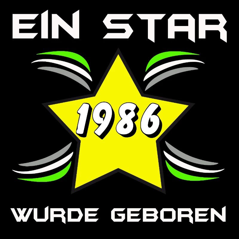 1986 Geboren: Stern-Star Design