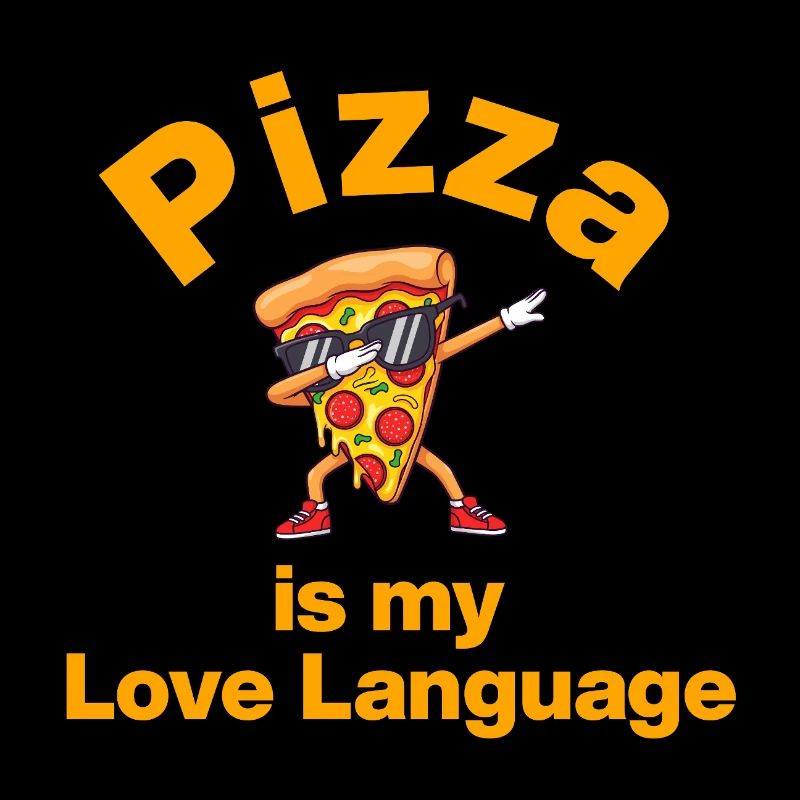 La pizza est mon langage de l’amour, l’amoureuse de la pizza, le fromage