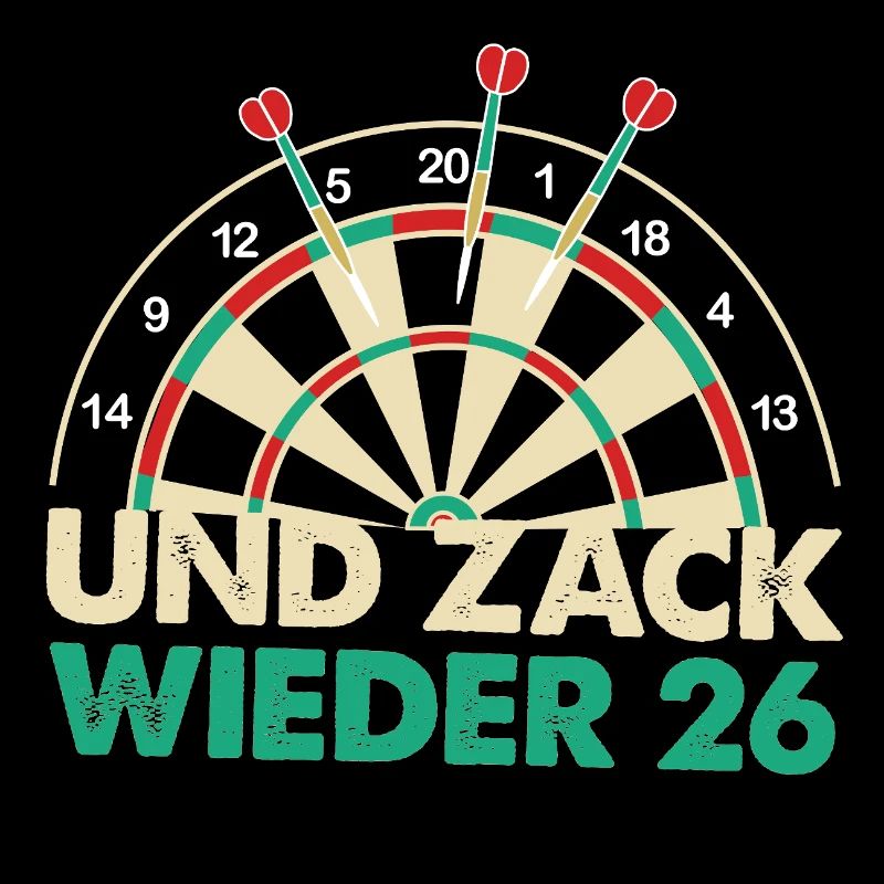 And Zack Again 26 Dartboard Design