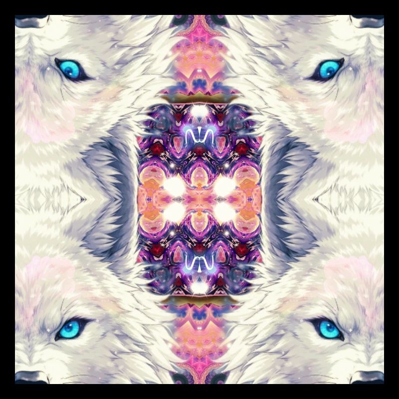 Arctic Wolves Kaleidoscope