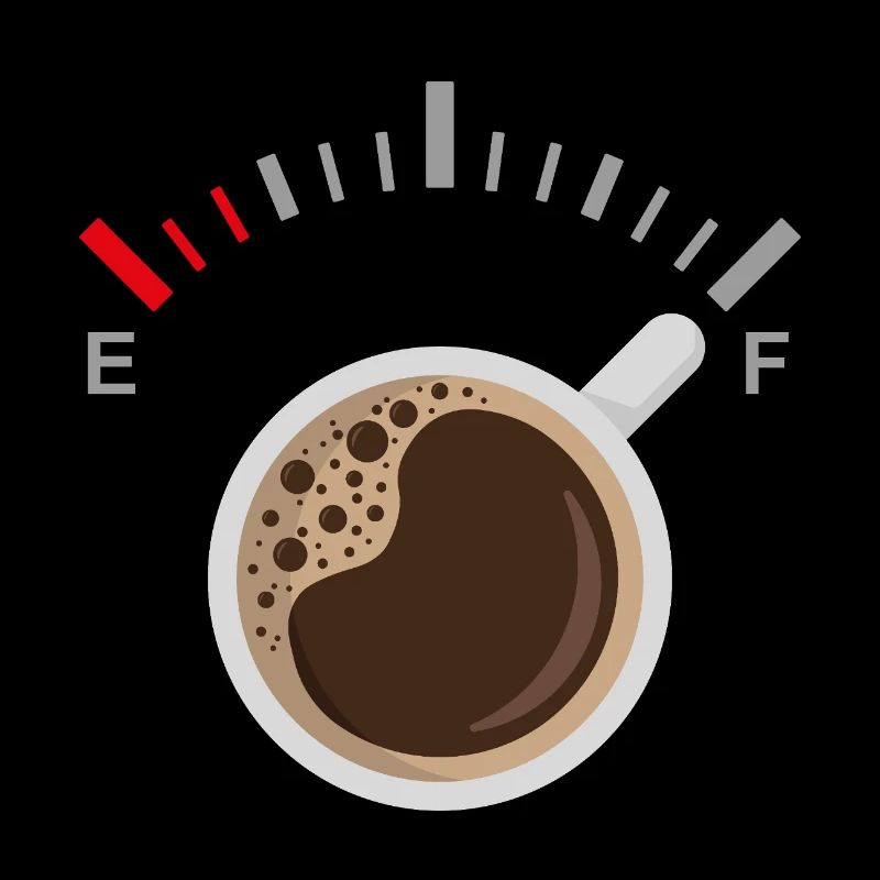 Vollgepumpt mit Kaffee