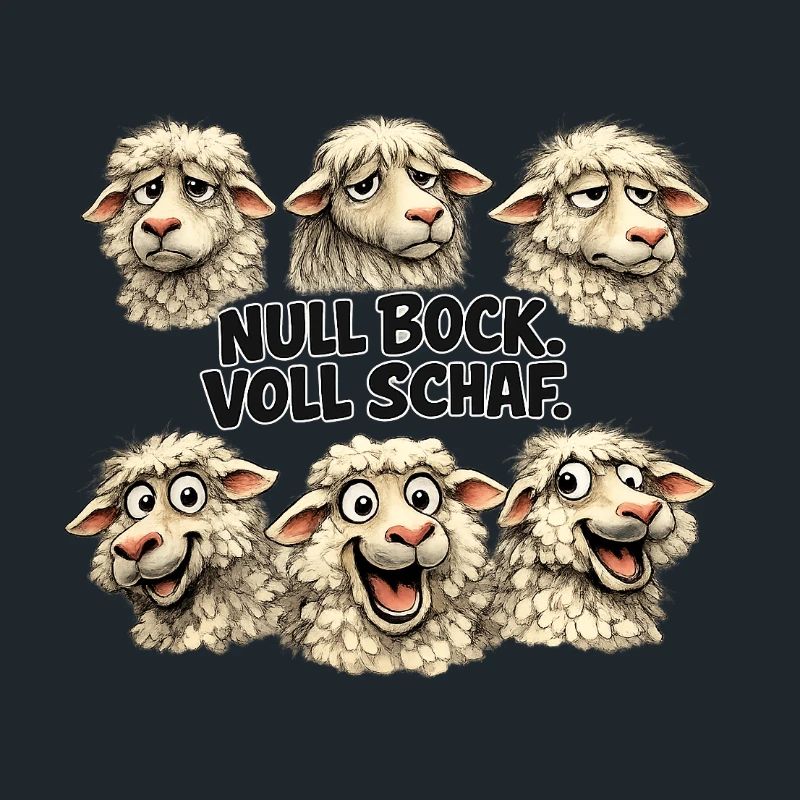 Schaf-Quintett: Null Bock Voll Schaf