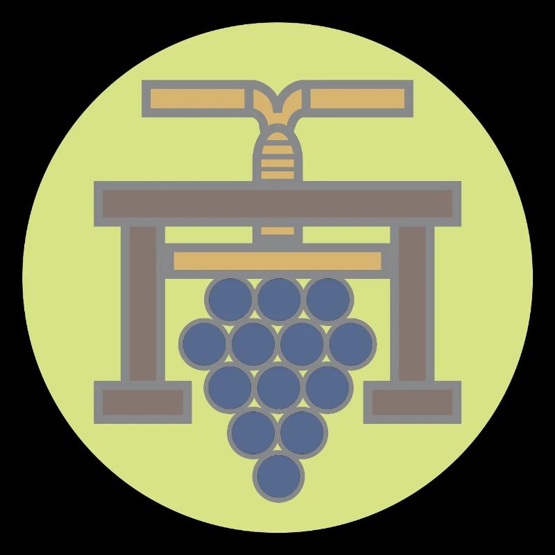 20506_Winzer, Vigneron Grapepresse Millésime