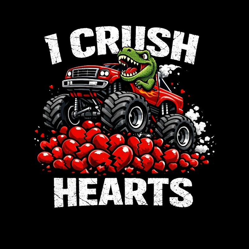 La Saint-Valentin : J’écrase des cœurs T-Rex Dinosaure