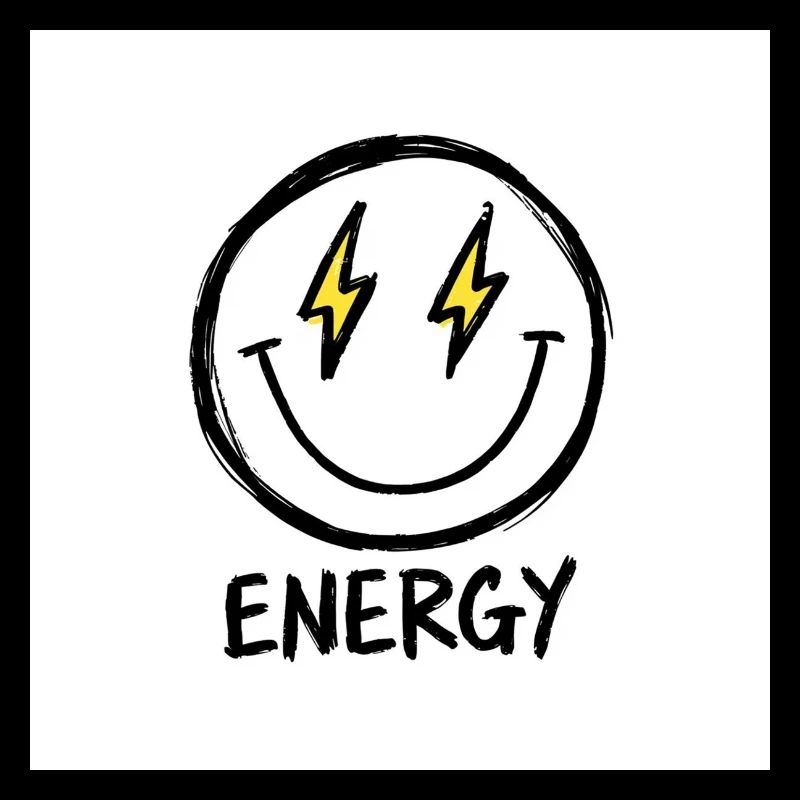 Lightning Smile Energy Tee