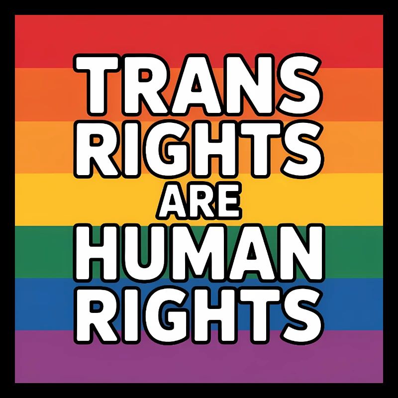 Trans-Rechte sind Menschenrechte – Pride Tee