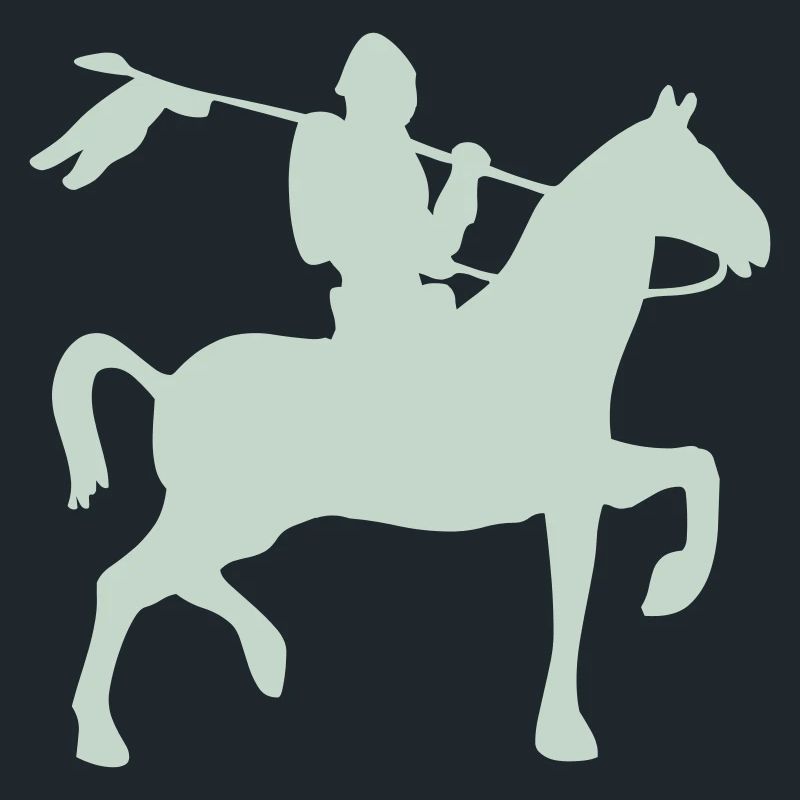 Chevalier guerrier à cheval
