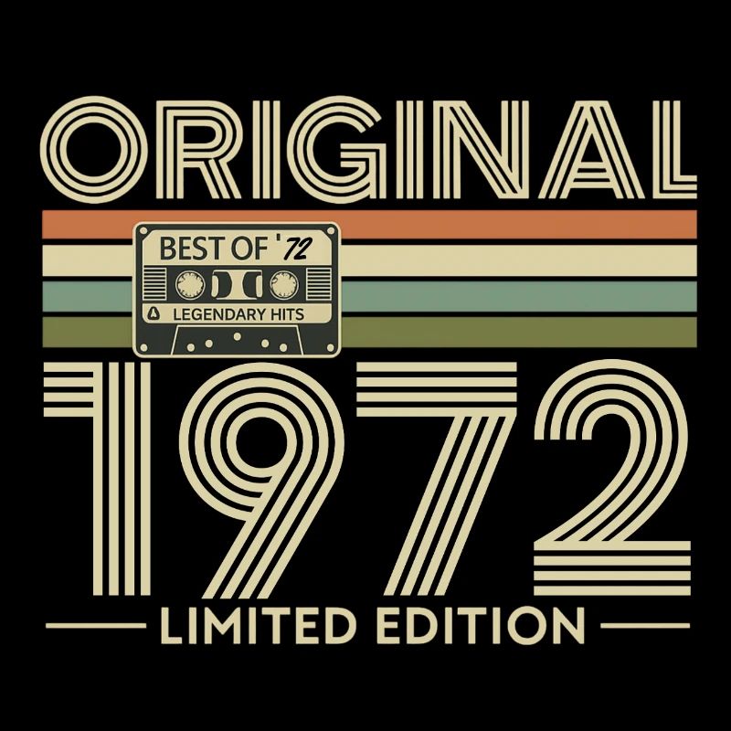 Originale Retro Limited Edition von 1972