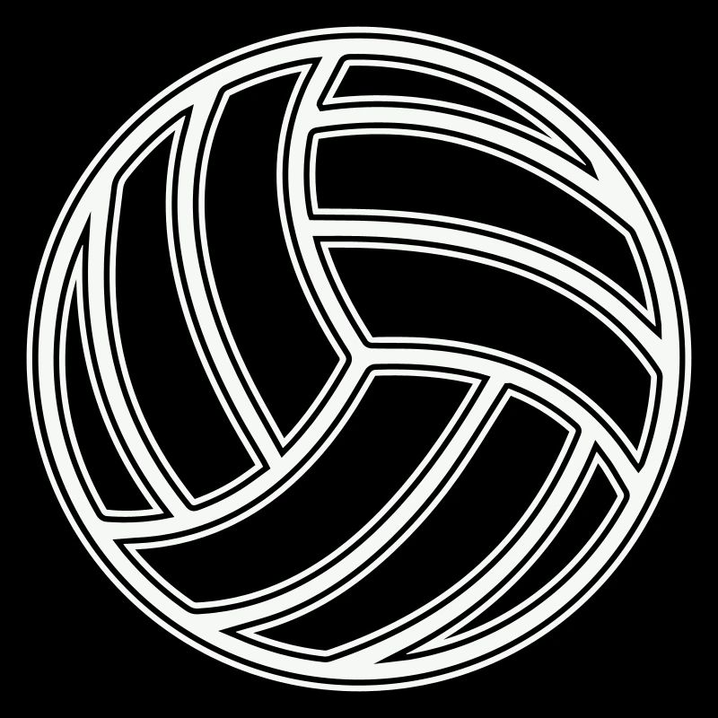 Volleyball Kreis-Muster