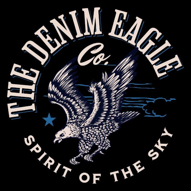 Denim-Adler Geist des Himmels