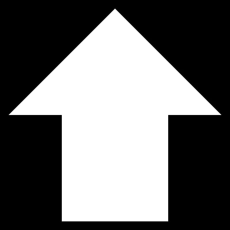 Pfeil-oben-Schild