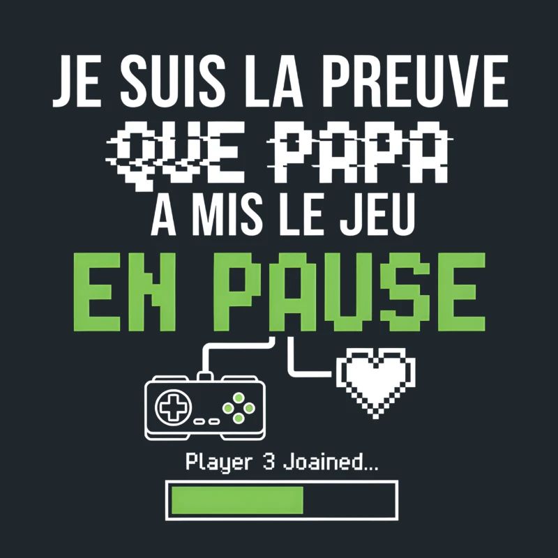 Pause Pixel Vert – Jeu Retro