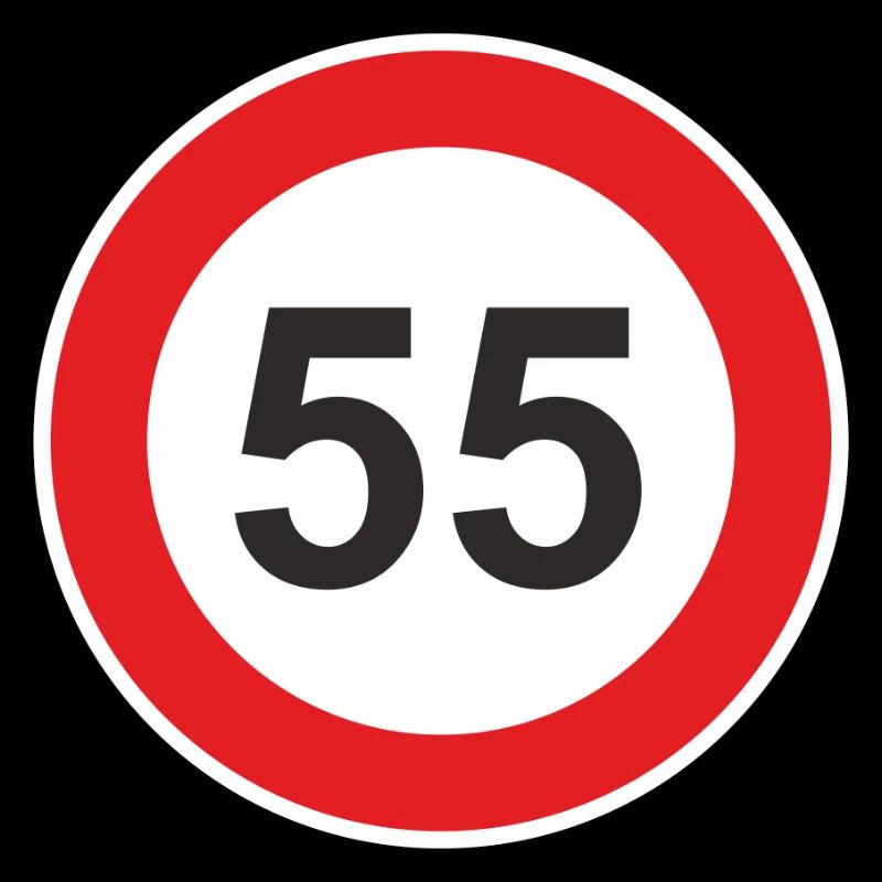 55 fünfundfünfzig Geburtstag