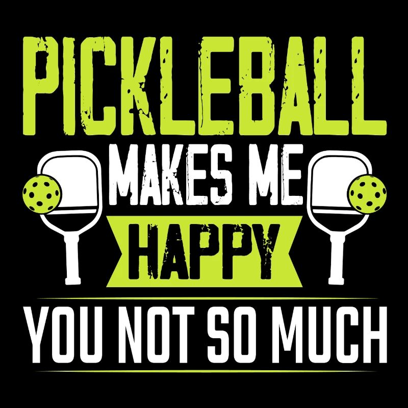 Le pickleball me rend heureux